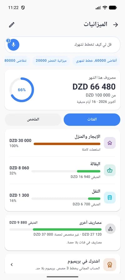 خطة الشهر
